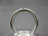 ESTATE .56CT DIAMOND 18KT WHITE GOLD 3D CLASSIC TRIPLE FLOWER 4 CLOVER FUN RING