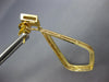 ESTATE LARGE .77CT DIAMOND 18KT YELLOW GOLD 3D TEAR DROP HANGING EARRINGS