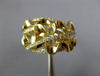 LARGE 1.69CT DIAMOND 18KT YELLOW GOLD 3D MULTI ROW CRISS CROSS ROPE FUN RING