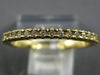 .37CT DIAMOND 14K YELLOW GOLD CLASSIC ROUND 1.5MM SEMI ETERNITY ANNIVERSARY RING