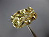 LARGE 1.69CT DIAMOND 18KT YELLOW GOLD 3D MULTI ROW CRISS CROSS ROPE FUN RING
