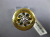 .19CT DIAMOND 18KT WHITE & YELLOW GOLD 3D MATTE & SHINY FLOWER CIRCULAR FUN RING