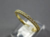 .37CT DIAMOND 14K YELLOW GOLD CLASSIC ROUND 1.5MM SEMI ETERNITY ANNIVERSARY RING