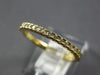 .37CT DIAMOND 14K YELLOW GOLD CLASSIC ROUND 1.5MM SEMI ETERNITY ANNIVERSARY RING