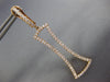 ESTATE LARGE 1.63CT DIAMOND 18KT ROSE GOLD RECTANGULAR CLIP ON HANGING EARRINGS