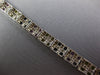 WIDE 10.28CT DIAMOND & AAA MULTI COLOR SAPPHIRE 14KT WHITE GOLD TENNIS BRACELET