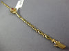 LONG .79CT DIAMOND & AAA RUBY 14KT YELLOW GOLD OVAL FLOWER ETOILE FUN BRACELET