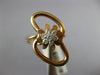 .19CT DIAMOND 18KT WHITE & ROSE GOLD 3D CLASSIC MATTE & SHINY FLOWER OVAL RING