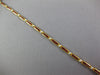 LONG 2.99CT DIAMOND & AAA RUBY 18KT 2 TONE GOLD PRINCESS CHANNEL TENNIS BRACELET