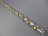 .60CT DIAMOND 14KT TWO TONE GOLD 3D MULTI HEART CLASSIC TENNIS BRACELET #1488
