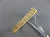 WIDE 2.49CT DIAMOND 14KT YELLOW GOLD 3D MULTI ROW ETERNITY CUFF BANGLE BRACELET