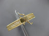 WIDE 2.49CT DIAMOND 14KT YELLOW GOLD 3D MULTI ROW ETERNITY CUFF BANGLE BRACELET