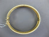 WIDE 2.49CT DIAMOND 14KT YELLOW GOLD 3D MULTI ROW ETERNITY CUFF BANGLE BRACELET