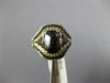 WIDE 2.68CT WHITE & BLACK DIAMOND 18KT WHITE GOLD 3D CUSHION CUT ENGAGEMENT RING