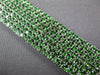 ESTATE LARGE 16.19CT AAA TSAVORITE 18KT WHITE GOLD 3D MULTI ROW TENNIS BRACELET