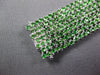 ESTATE LARGE 16.19CT AAA TSAVORITE 18KT WHITE GOLD 3D MULTI ROW TENNIS BRACELET