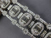 EXTRA LARGE 16.63CT DIAMOND 18KT WHITE GOLD 3D OVAL GRADUATING TENNIS BRACELET