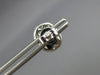 LARGE 1.16CT DIAMOND 18KT WHITE GOLD ROUND & BAGUETTE OVAL CLASSIC STUD EARRINGS