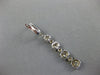 LARGE 2.33CT DIAMOND 14KT WHITE GOLD CLUSTER INVISIBLE JOURNEY HANGING EARRINGS