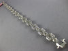 WIDE 7.85CT WHITE & FANCY YELLOW DIAMOND 18KT WHITE GOLD 3D HALO TENNIS BRACELET