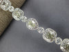 WIDE 7.85CT WHITE & FANCY YELLOW DIAMOND 18KT WHITE GOLD 3D HALO TENNIS BRACELET