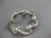ANTIQUE LARGE 2.10CT DIAMOND PLATINUM 3D CLASSIC OPEN FLOWER PIN PENDANT
