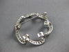 ANTIQUE LARGE 2.10CT DIAMOND PLATINUM 3D CLASSIC OPEN FLOWER PIN PENDANT