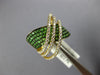 LARGE 1.61CT DIAMOND & AAA TSAVORITE 18KT YELLOW GOLD MULTI ROW CRISS CROSS RING