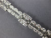 LARGE 8.53CT DIAMOND 18KT WHITE GOLD 3D INVISIBLE SQUARE & OVAL TENNIS BRACELET