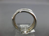 ESTATE WIDE .44CT DIAMOND 14KT WHITE GOLD 3D MULTI ROW CRISS CROSS SNAKE RING