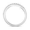 .22CT DIAMOND 14KT WHITE GOLD CLASSIC ROUND SEMI MOUNT WEDDING ANNIVERSARY RING