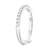 .22CT DIAMOND 14KT WHITE GOLD CLASSIC ROUND SEMI MOUNT WEDDING ANNIVERSARY RING