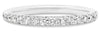 ESTATE .37CT DIAMOND 14KT WHITE GOLD 3D CLASSIC ROUND SEMI MOUNT ENGAGEMENT RING