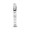 .50CT DIAMOND 14KT WHITE GOLD CLASSIC 3D INSIDE OUT HOOP HANGING EARRINGS