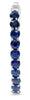 2.80CT AAA SAPPHIRE 14KT WHITE GOLD 3D INSIDE OUT LUCIDA HOOP HANGING EARRINGS