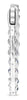 2.80CT AAA SAPPHIRE 14KT WHITE GOLD 3D INSIDE OUT LUCIDA HOOP HANGING EARRINGS