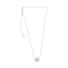 ESTATE .60CT DIAMOND 14KT WHITE GOLD 3D CLASSIC EVIL EYE LUCKY NECKLACE
