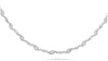 ESTATE 2.10CT DIAMOND 14KT WHITE GOLD 3D CLASSIC INFINITY ETERNITY LOVE NECKLACE