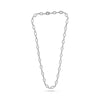 ESTATE 3.24CT DIAMOND 14KT WHITE GOLD 3D INFINITY SEMI ETERNITY LOVE NECKLACE