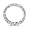 WIDE 2.34CT DIAMOND 14KT WHITE GOLD ROUND CLASSIC HALO ETERNITY ANNIVERSARY RING