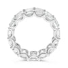 EXTRA LARGE 10.93CT DIAMOND PLATINUM 3D EMERALD CUT ETERNITY ANNIVERSARY RING