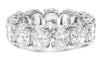 EXTRA LARGE 9.15CT DIAMOND 3D PLATINUM OVAL CLASSIC ETERNITY ANNIVERSARY RING
