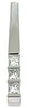 .17CT DIAMOND 14KT WHITE GOLD 3D PRINCESS 3 STONE JOURNEY GRADUATING BAR PENDANT
