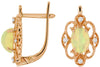 1.08CT DIAMOND & AAA OPAL 14K ROSE GOLD FILIGREE MILGRAIN HEART HANGING EARRINGS