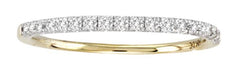 ESTATE .25CT DIAMOND 18KT YELLOW GOLD 3D SEMI ETERNITY WEDDING ANNIVERSARY RING