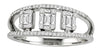 .50CT DIAMOND 18KT WHITE GOLD 3D ROUND & BAGUETTE INVISIBLE SEMI ETERNITY RING