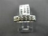 ESTATE .55CT DIAMOND 14KT WHITE GOLD 3D ROUND PYRAMID ANNIVERSARY RING #16535