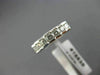 ESTATE .55CT DIAMOND 14KT WHITE GOLD 3D ROUND PYRAMID ANNIVERSARY RING #16535