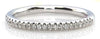 .15CT DIAMOND 18KT WHITE GOLD 3D SEMI ETERNITY 2MM COMFORT FIT ANNIVERSARY RING