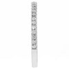 .18CT DIAMOND 18KT WHITE GOLD 3D 2MM SHARED PRONG SEMI ETERNITY ANNIVERSARY RING